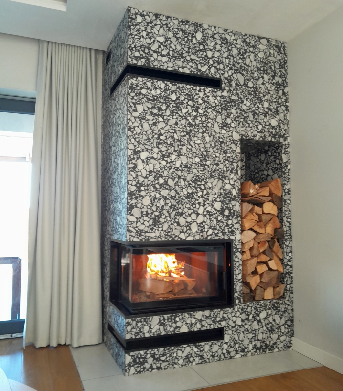 kominek nowoczesny nowoczesna obudowa kominkowa n236