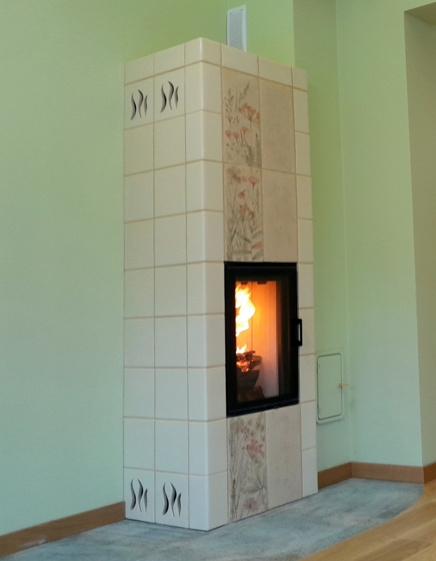 kominek tradycyjny t135 klasyczny piec kominek kaflowy