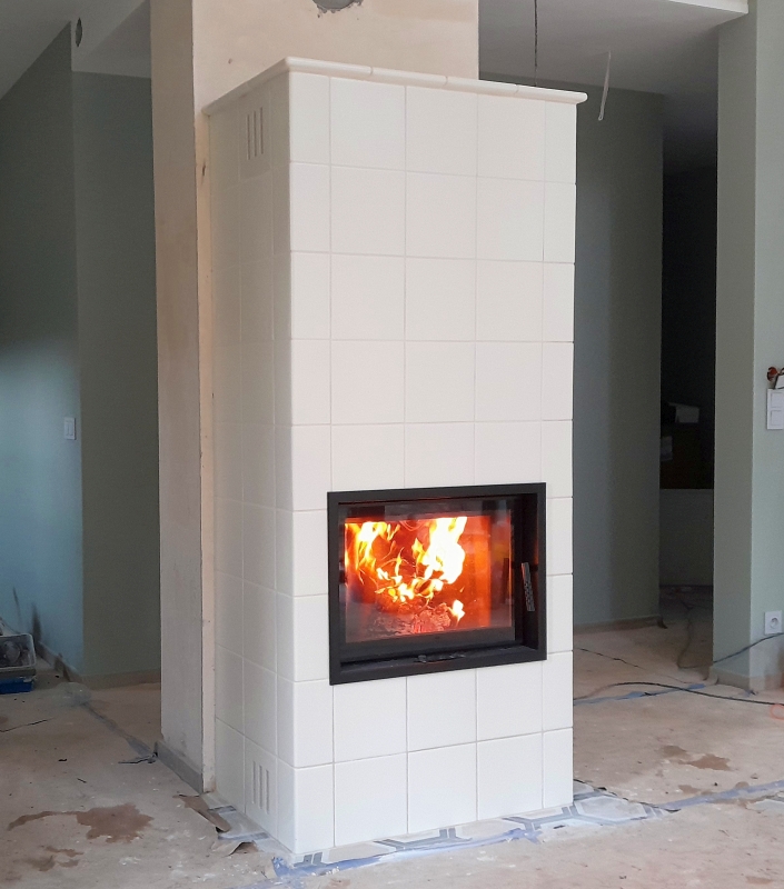 kominek tradycyjny t136 klasyczny piec kominek kaflowy